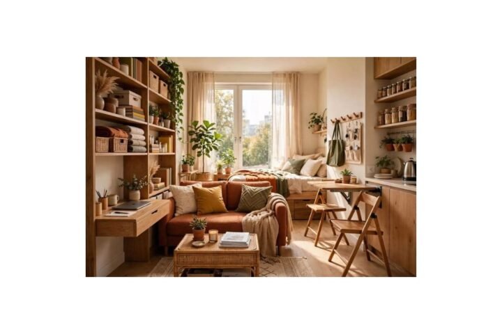 10 smart ways to organize a small studio apartment to maximize space with storage ideas
