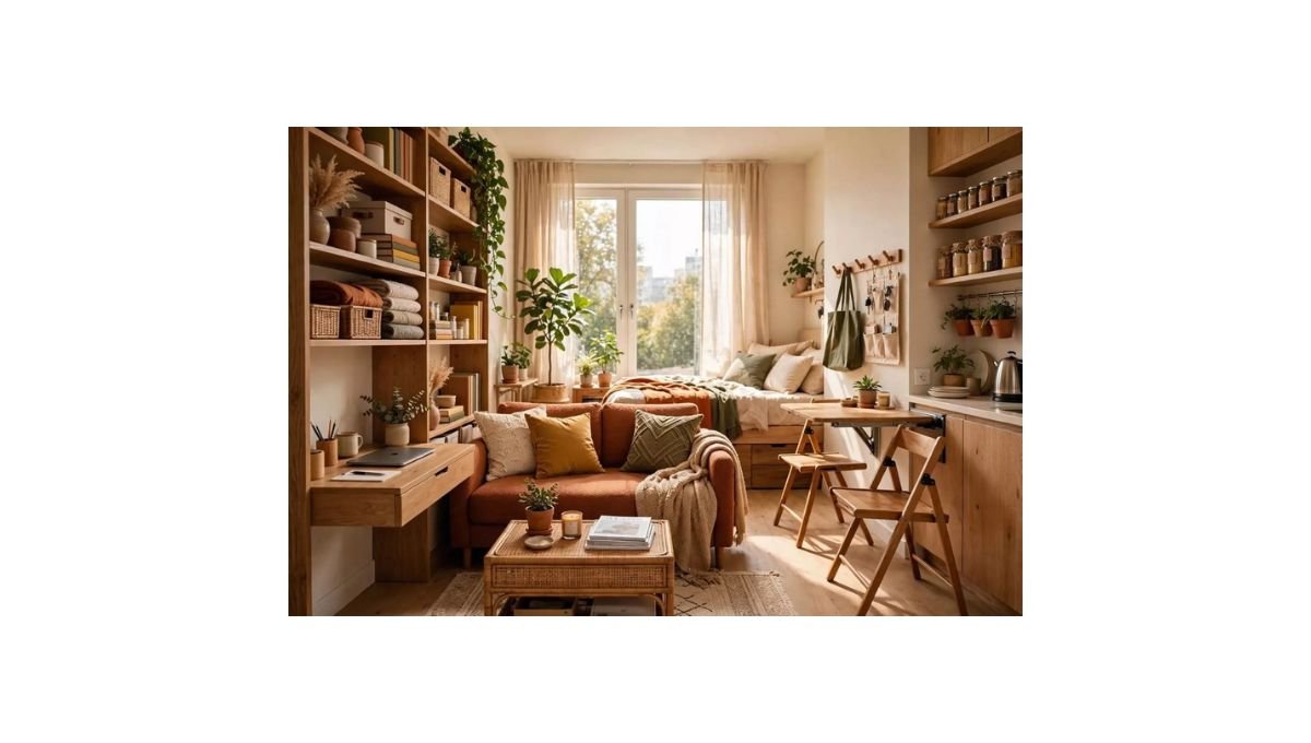 10 smart ways to organize a small studio apartment to maximize space with storage ideas