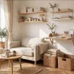 Declutter a Small Apartment in one weekend with renter-friendly storage baskets